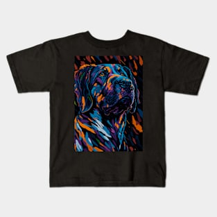 Abstract Labrador Retriever Kids T-Shirt